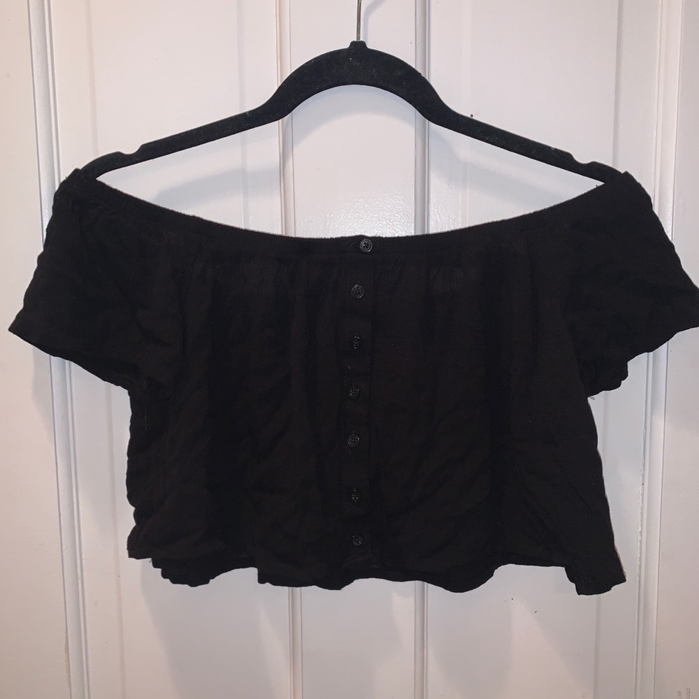 Black Crop Top